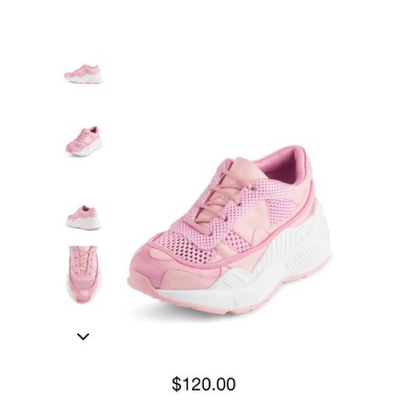 Jeffrey Campbell Shoes - JEFFREY CAMPBELL PINK CHUNKY SNEAKERS PLATFORM 6.5